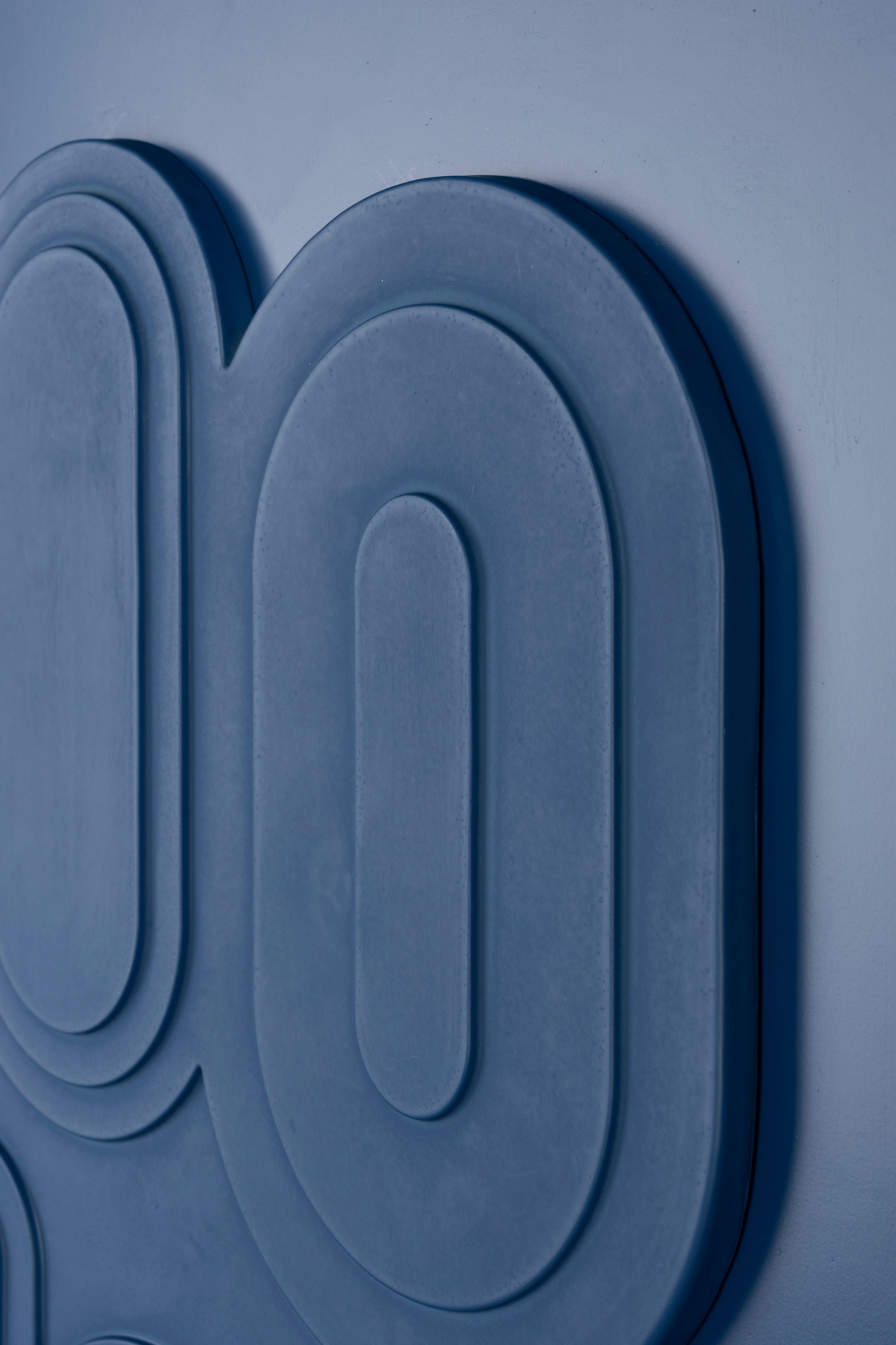 Zuiver August Navy Blue Mould Wall Art